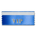 1-5/8"x4" Horizontal Stock Title Ribbon W/ Tape (Vip)